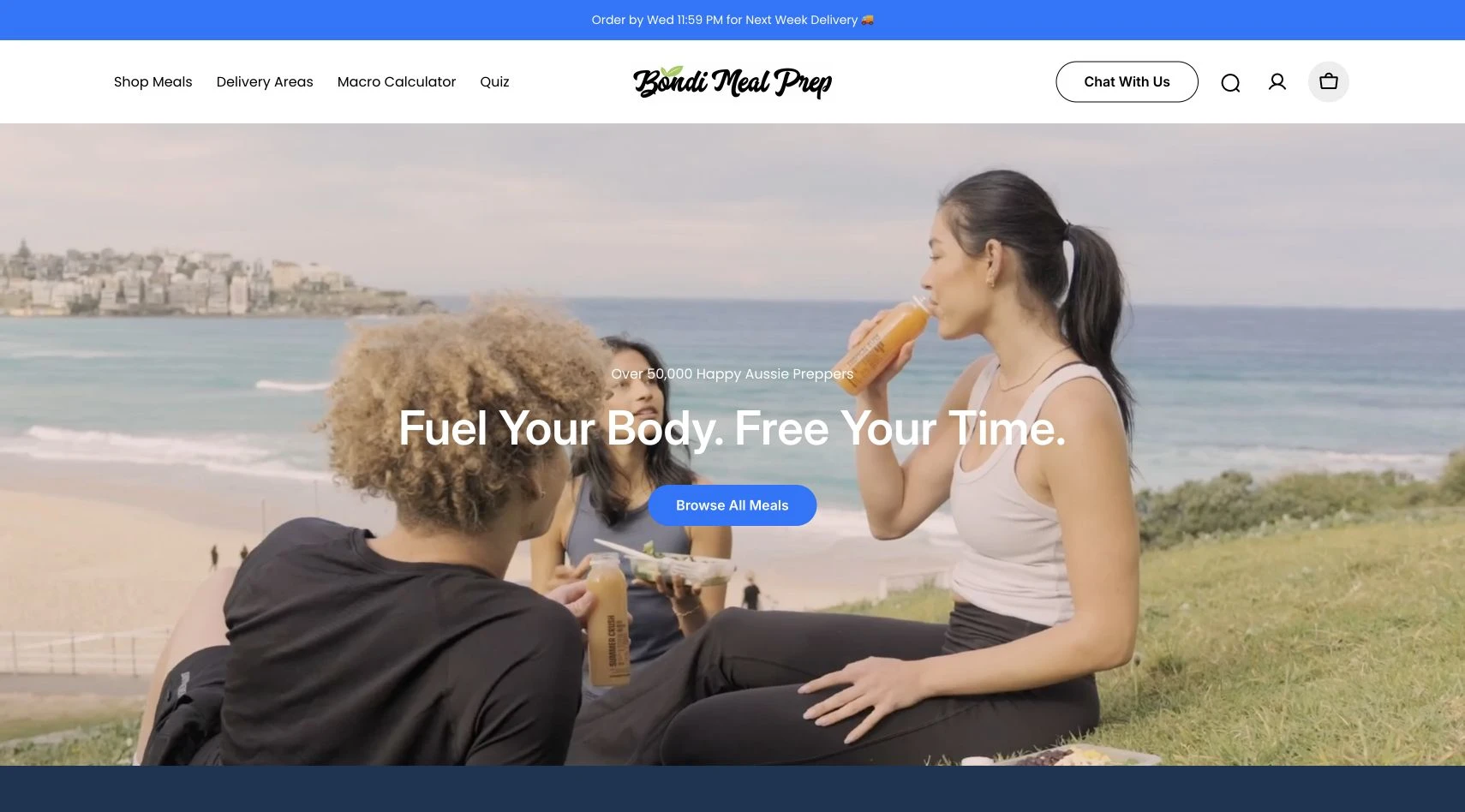 Bondi Meal Prep storefront