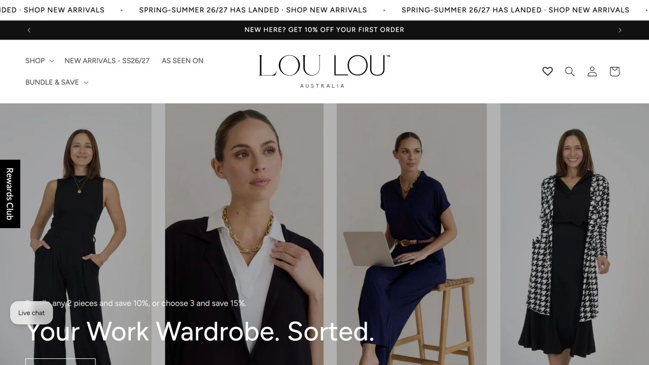 Lou Lou Australia storefront
