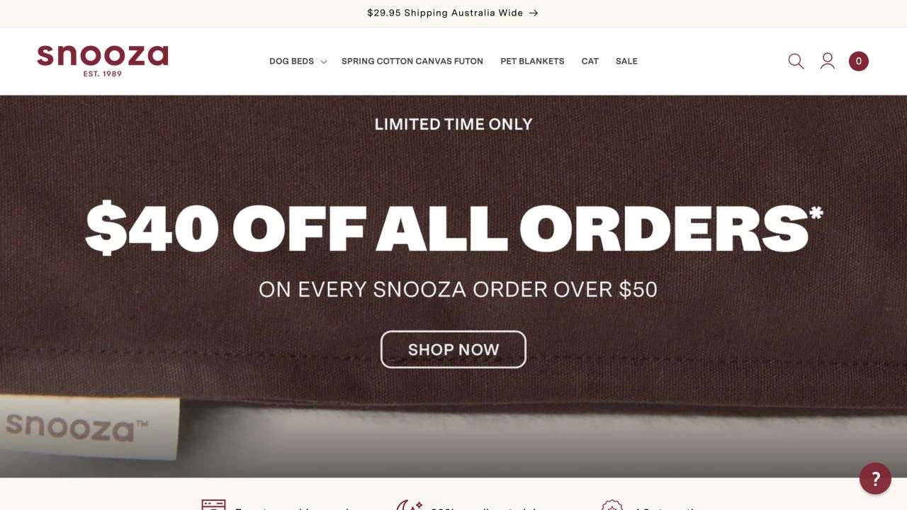 Snooza storefront